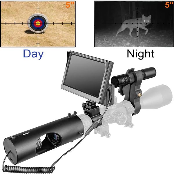 

850nm infrared led ir night vision riflescope hunting scopes optics sight waterproof hunting camera hunting wildlife night visi