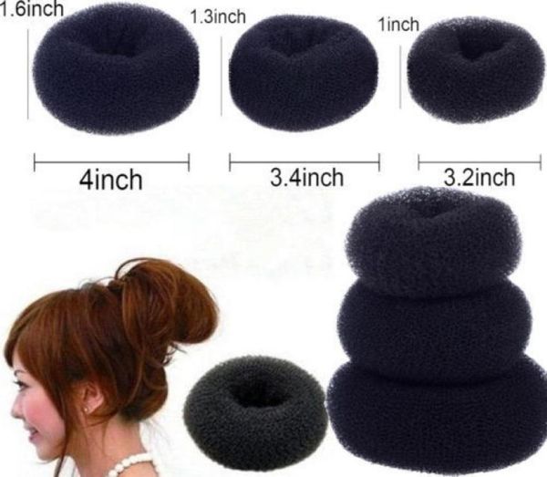 

hair bun ring donut shaper hair styler hair styling tool donut magic sponge bun ring maker former er black4766195