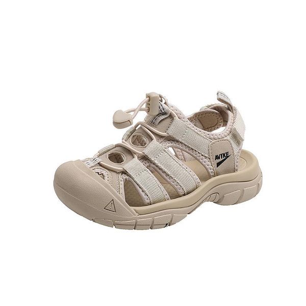

sandals baby shoes children summer boys anti-kick wear-resistant girls outdoor hiking f12710, Black;red