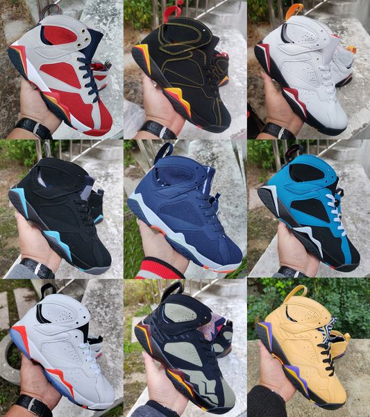 

jumpman 7s men women basketball shoes sapphire 7 vii flint greater china university blue hare raptor vii 7 white infrared citrus shimmer spo