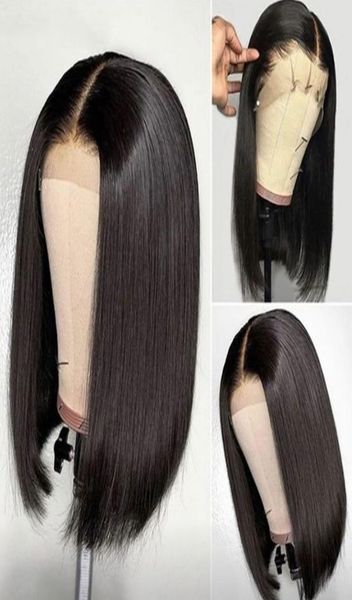 

straight bob wigs hd transparent lace front human hair wigs for women 150 density straight short bob wig 13x6 lace frontal wig3323746, Black