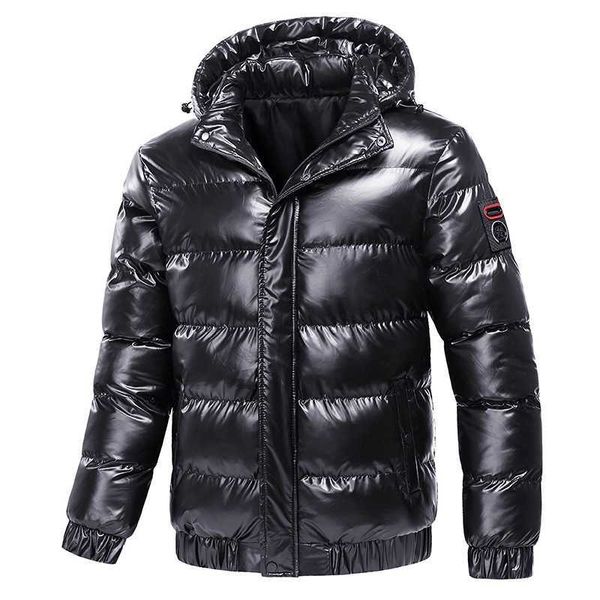 

long jackets men duck down windbreaker jacket outdoor puffer plus size mens fleece custom long men's down coat huza, Black