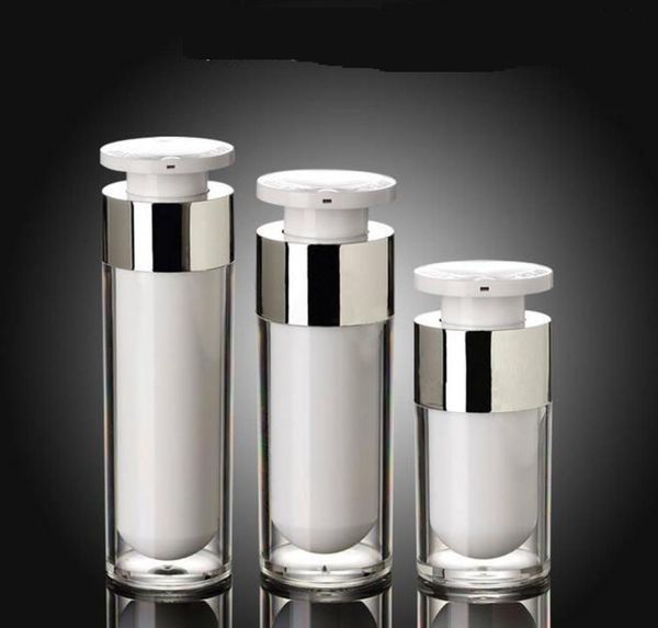 

153050ml lock head acrylic airless vacuum pump lotion bottle used for serumlotionemulsionfoundation cosmetic container9408783