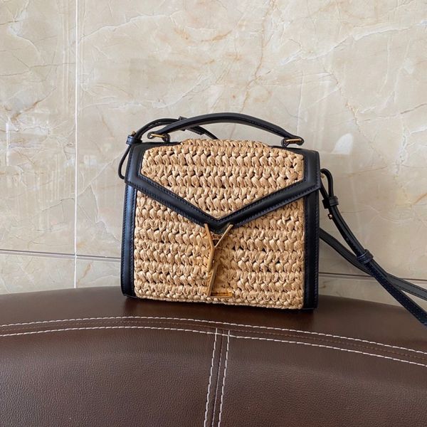 

cassandra letter lafite hastily braided bag fashion designer bag one shoulder bag portable messenger bag stylish sense