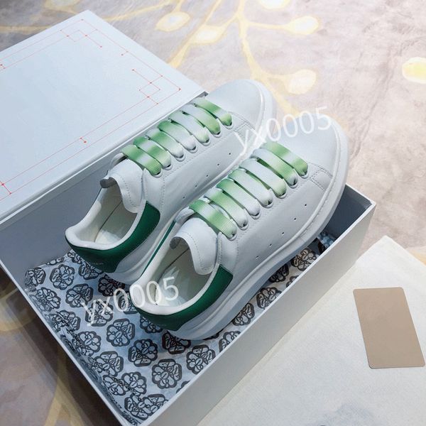 

men womens brand designer quality flat sneaker casual shoes leather white letter overlays fashion platform sneakers2023, Black