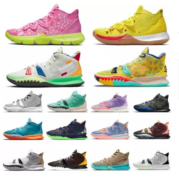 

new fashion one world 1 people chip light bone kyrie 7 mens basketball shoes designer shoes kyries 5s sponge sandy creator hendrix horus lux, Black