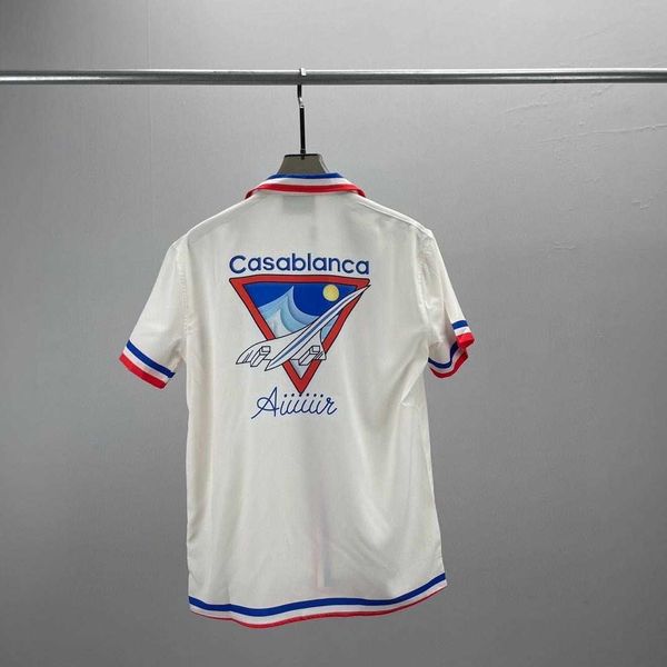 

new d summer digital print tshirt lapel shirt open lining hawaii pvag, White;black