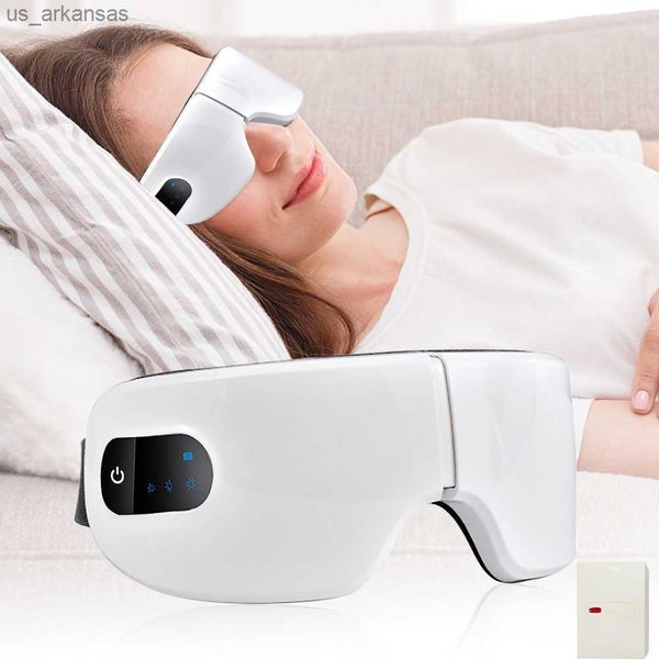 

eye heating massager fatigue stress relief dark circle removal portable rechargeable massage eye care device health care l230523