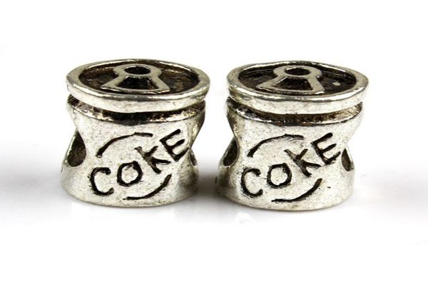 

replacement alloy charm bead drinks coke fashion women jewelry stunning design european style for bracelet necklace4865507, Bronze;silver