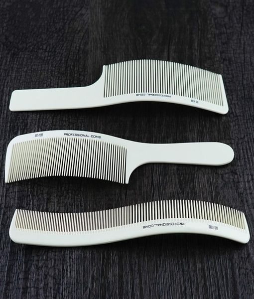 

curved barber clipper hair comb professional men hairdressing salon combs cutting tool trimming clippers3620882, Silver
