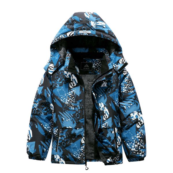 

coat fashion casual wearing with hooded lightweight warmkeeper for men ski suits winter jackets for kid dbrz, Black