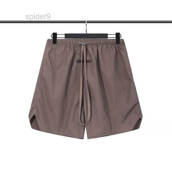 

23ss reflective high street shorts men's casual sports pant loose oversize style drawstring short pants trend designer ess 4 luh9, White;black