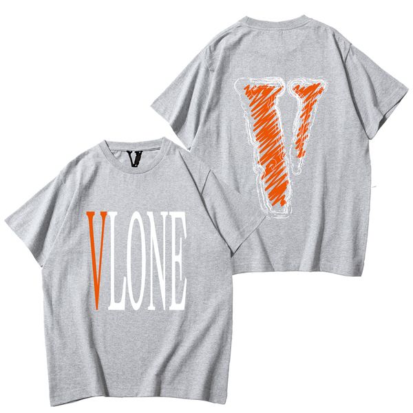 

designer mens t shirt vlone short sleeve t-shirt tees with letters casual man fashion shorts women summer asian size s-4xl volne tees luxury, White;black