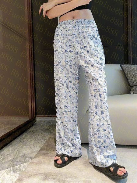 

women's wide leg pants with printed fabric, drawstring, rubber band, and elastic waist, finely crafted in two colors and three sizes sm, Black;white