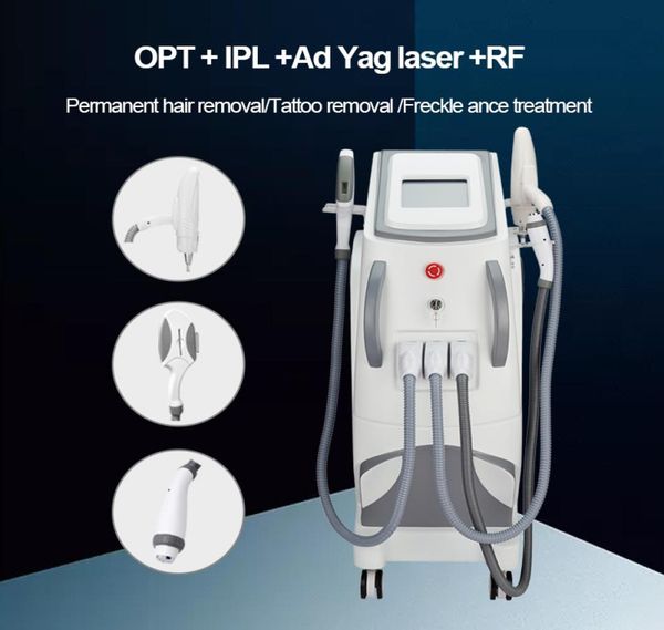 

4 in 1 magneto ipl elight opt rf nd yag laser tattoo removal skin rejuvenation machine radio frequency 755nm picosecond ipl laser5755385, Black