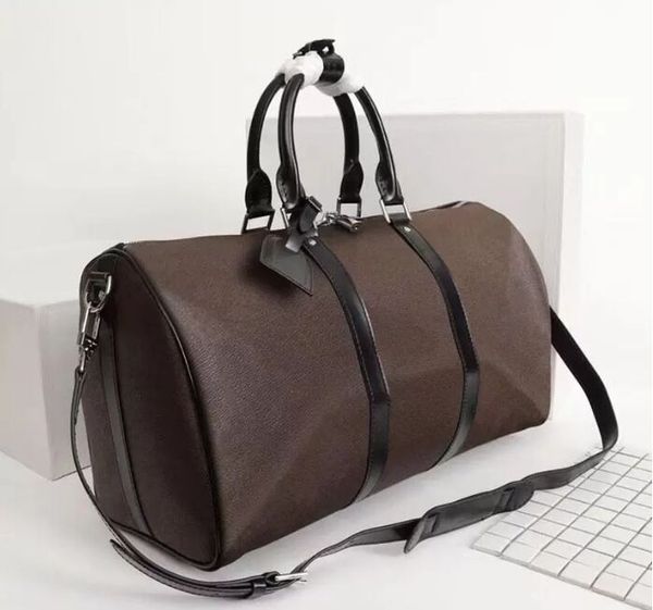 

travel bag men luxury designer duffle large capacity men's handbags leather weekend tote luggage women evening bags