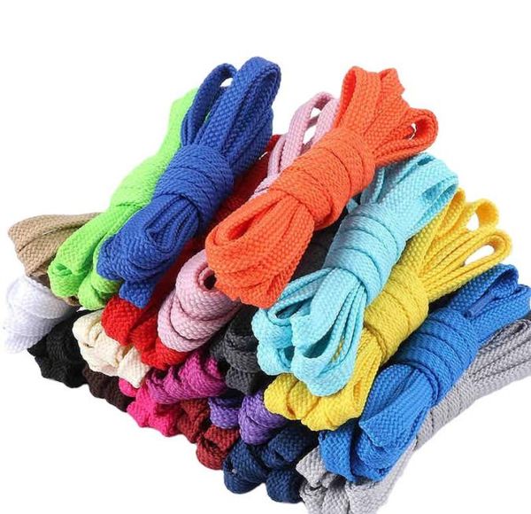 

double hollow sports shoelaces polyester solid textured textures flat sneakers shoe lace strings 120 cm shoelace9283788, White;pink