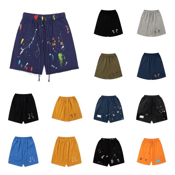 

luxury galleryes dept mens shorts designer pants sweat pant trend pure men's women's short loose casual letter printed shorts cott, White;black