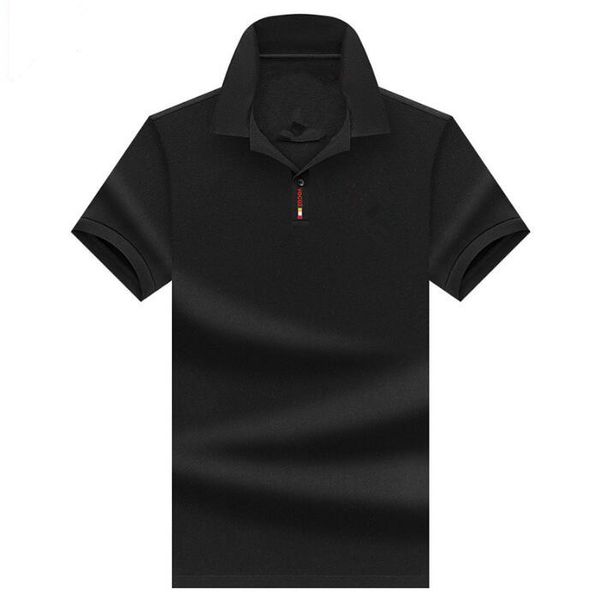 

designer brand summer men's polo embroidered shirt short sleeve shirt lapel polo clothing men's fashion casual polo m-3xl, White;black