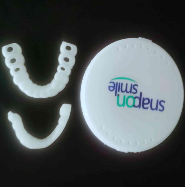 

the fourth generation instant smile silicone artificial tooth braces whitening paste smile false braces4168392