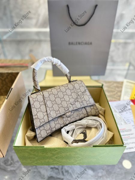 

hourglass bag b&g limited co-branded items handbag crossbody bag luxurys designers bags 23cm size