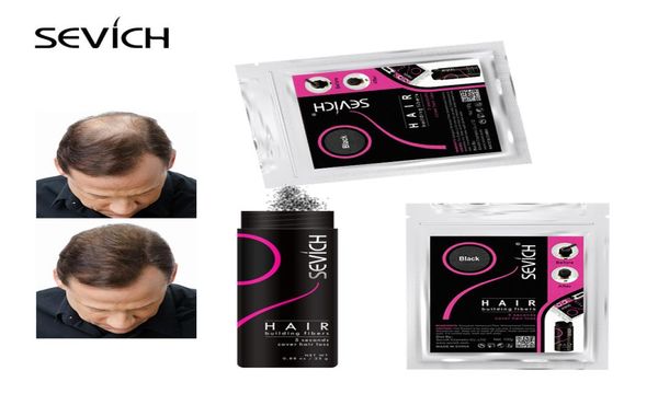 

sevich selling 10 color hair fibers keratin styling powder fiber refill 50g hair care product replacement baged support wholes5191470