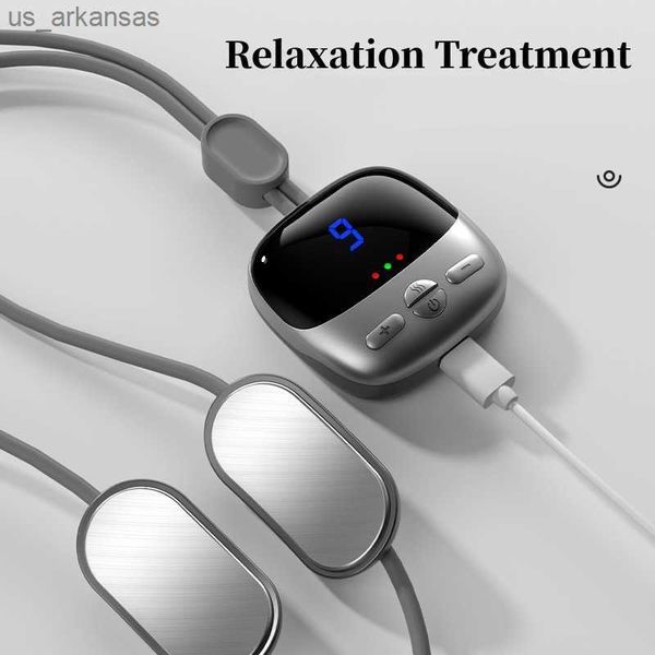 

eletric muscle stimulator neck massager mini portable tens massage neck physiotherapy massage body massager relaxation treatment l230523