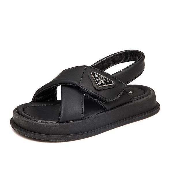 

sandals baby shoes beach child cross summer boys casual girls roman f12744, Black;red