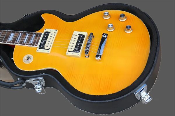 

standard slash appetite flame maple electric guitar mahogany body back red rosewood 2 humbucker pickups fingerboard 54