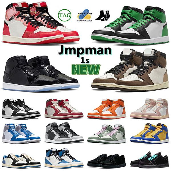 

high 1 1s basketball shoes for women skyline mocha lucky green university blue ture unc black white craft vibrations next chapter men women