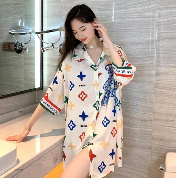 

women's sleep 2023 summer sweet cherry bear head pajamas female princess wind lace short sleeve lotus leaf pajamas that can be worn out