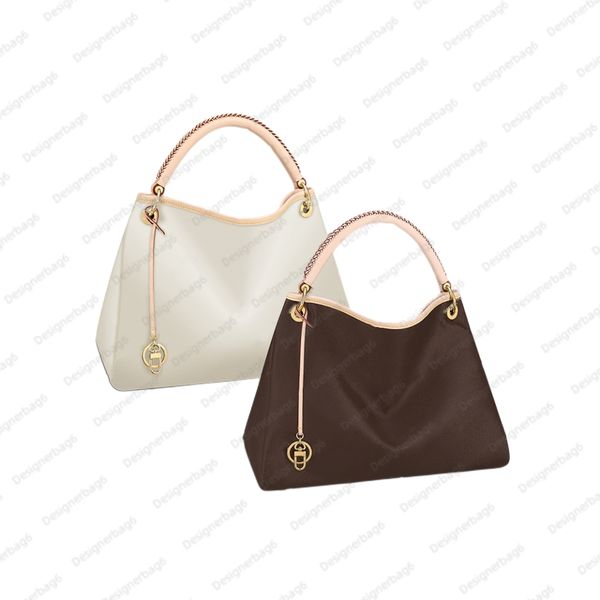 

10a r shoulder bag handbag brown flower & checkerboard highs capacity tote bags women's fashion classic bag