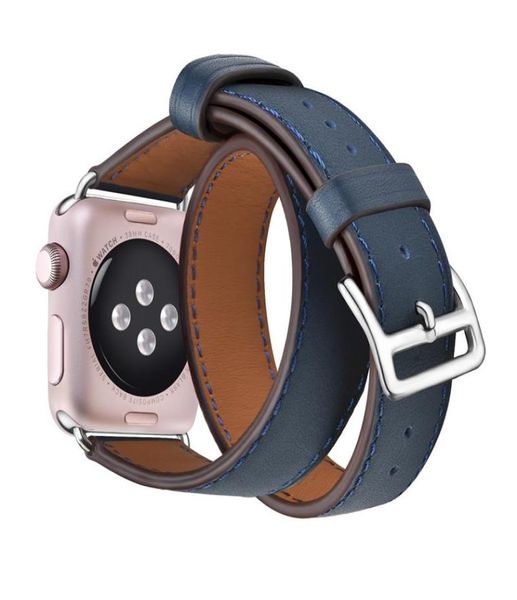

watch strap for iwatch 5 for apple watch band leather loop 40mm 44mm 42mm 38mm series 4 3 2 18293995, Black;brown
