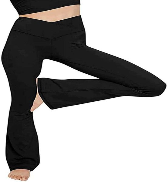 

yoga outfits loose pants home women039s leggin leggings workout clothes capris track sports gym tights print crossover flare yo1317313, White;red