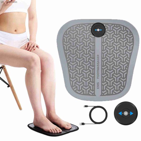 

household ems bioelectricity foot massager relaxation massage relieve soreness reduce fatigue folded portable foot massage tool l230523