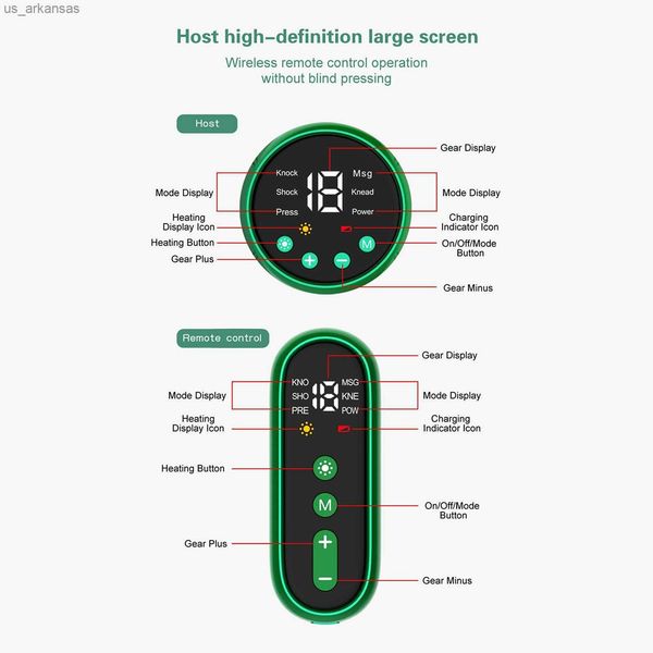 

portable neck massager 19 levels intensity deep relaxation cervical massager pads for neck waist mom father office home l230523