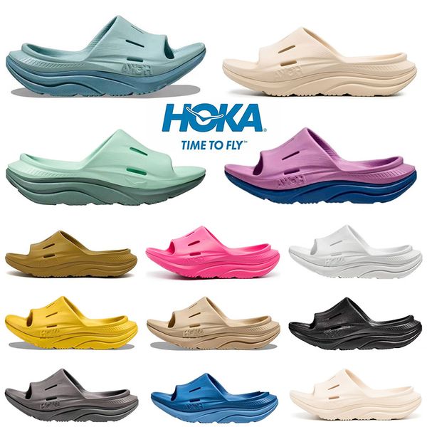 

hoka one one recovery slide 3 famous designer slippers women hoka shoes summer beach casual sandal dhgate eva tripler white black mens platf, White;red