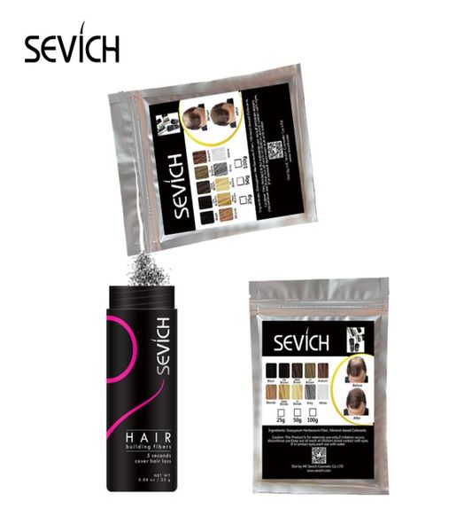 

sevich hair keratin fiber hair loss treatment spray styling powder applicator 100g replacement bagged6830226