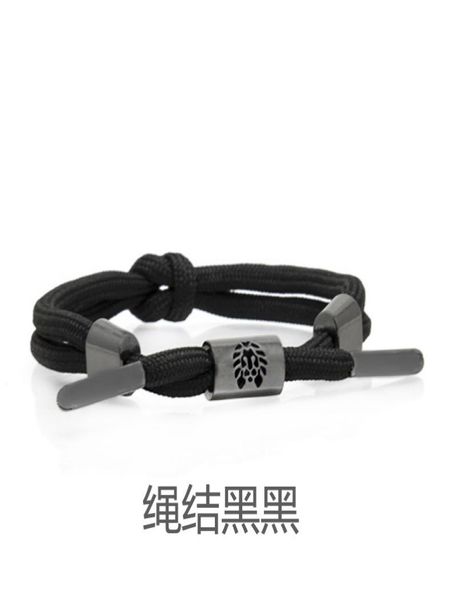 

lion little lace bracelet knot series solid color versatile hand woven8502158, Silver