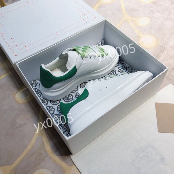 

2023men womens brand designer quality flat sneaker casual shoes leather white letter overlays fashion platform sneakers, Black