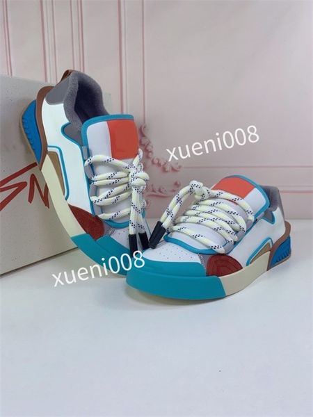 

2023brand women classics casual shoes designer leather lace-up sneaker fashion running trainers letters woman shoes flat printed gym sneaker, Red;white