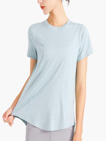 

yoga sports tshirt gym clothes women blouse running fitness loose mesh breathable quick drying short sleeve workout tees6658687, White;red