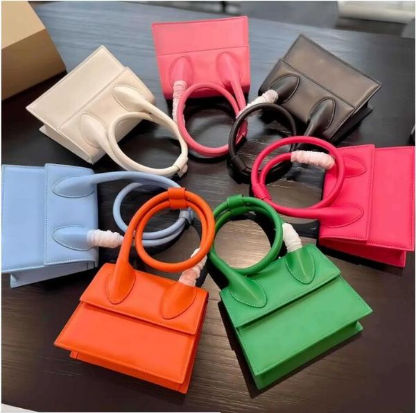 

2023 women brand pu leather one shoulder messenger hand-held small square bag women's bag small purses mini tote clutch strap