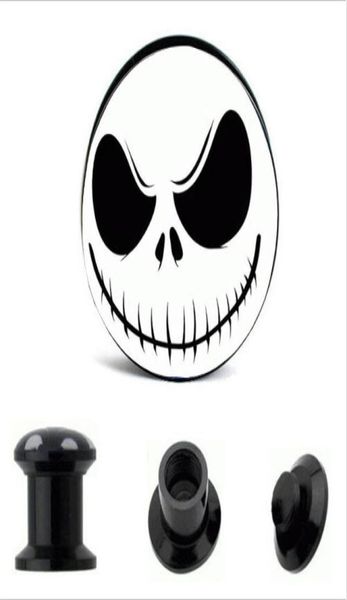 

acrylic nightmare internal thread ear gauge plug and tunnel stretcher expander 416mm screw fit plug piercing7791000, Silver