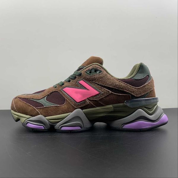 

dad running shoes balance 9060 rich oak burgundy 2023 lifestyle outdoor casual sneakers