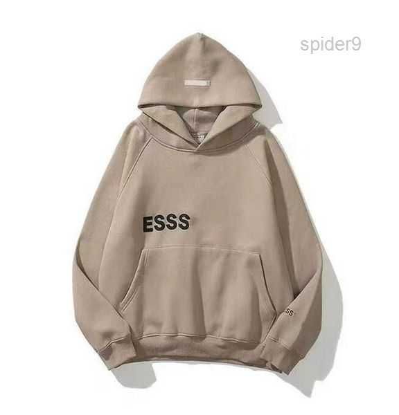

designer hoodies women&mens essent hoodie fashion loose essentail streetwear sweatshirts clothing essen lovers high street tracksuit suit b, Black
