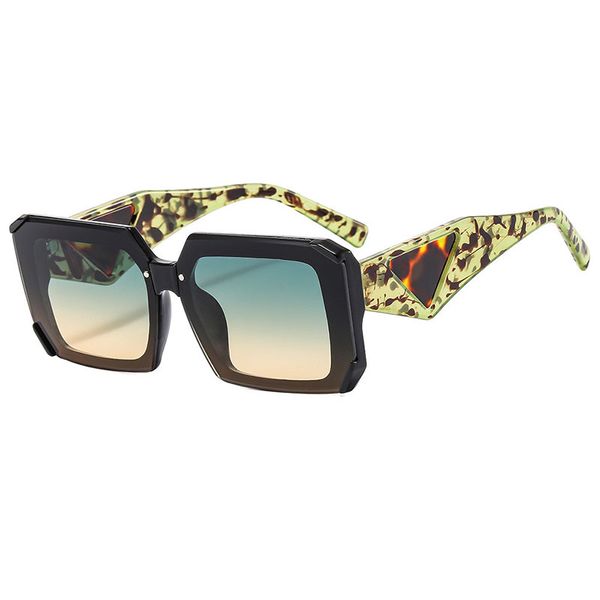 

Designer Polarized Square Sunglasses Sun Glasses Eyewear Goggles for Mens Womens Luxury UV400 Anti-reflection Full Frame Summer Sports Holiday Black Green Yellow