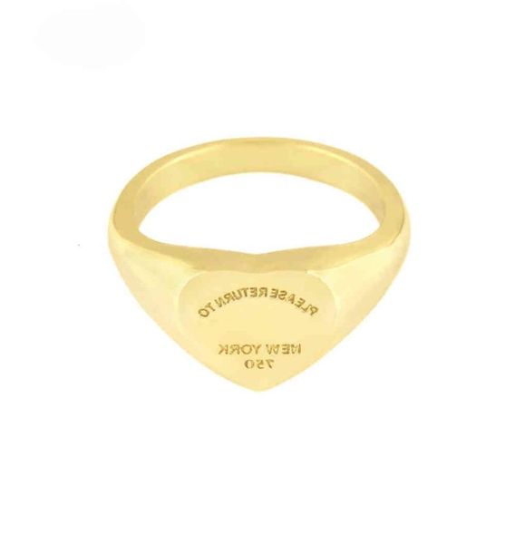 

edition women mens band ring stainless please return to new york heart anillos rings gold silver rose color t jewelry4670249