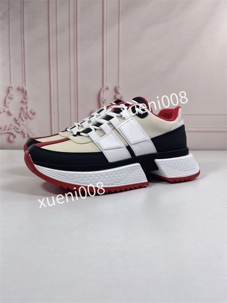 

mens classics casual shoes designer leather lace-up sneaker fashion running trainers letters woman shoes flat printed gym sneakers2023, Red;white