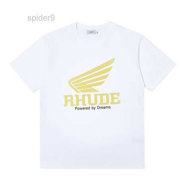 

ins 23ss men t shirts luxury rhude skateboard mens designer t-shirt women casual good tshirt us size 1 8043, White;black